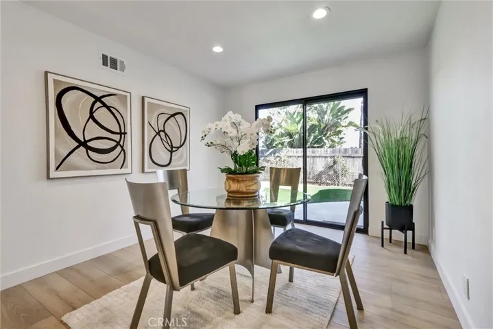 Formal Dining Room w/Sliding Door to Backyard