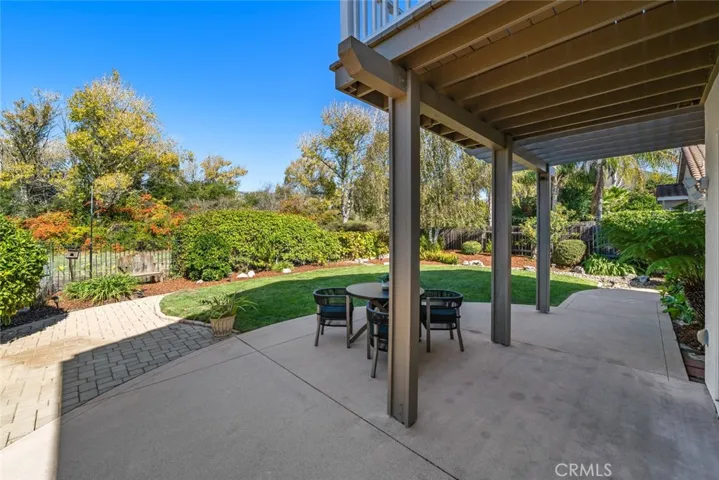 Rear patio