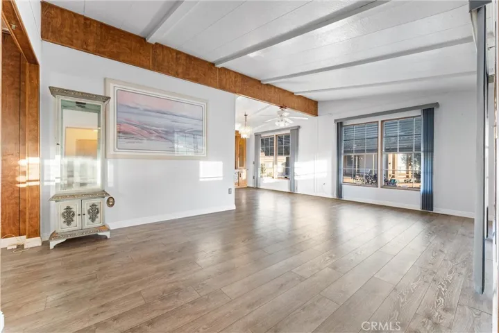 Very large living room space. Light and bright.