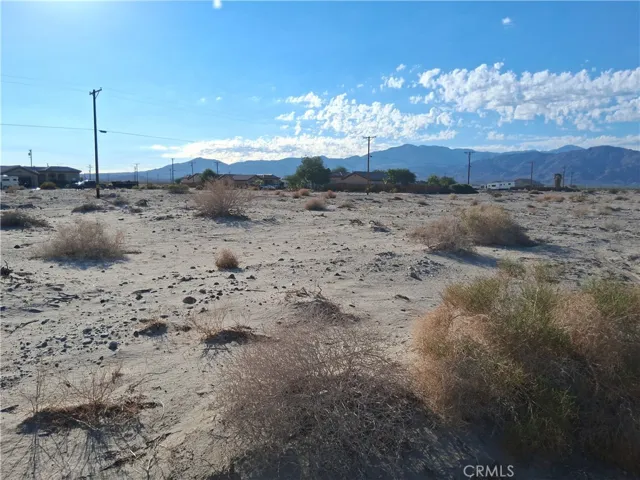 Looking southwest from the lot.