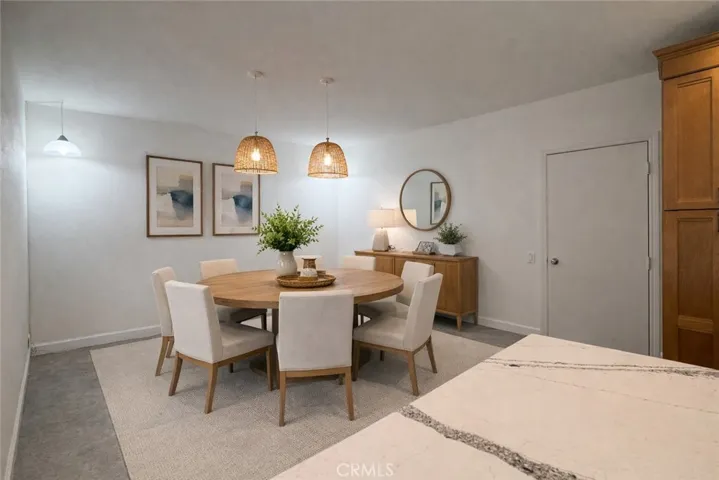 Virtually Staged Dining Room