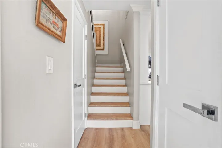 Hall with stairs to 2nd floor