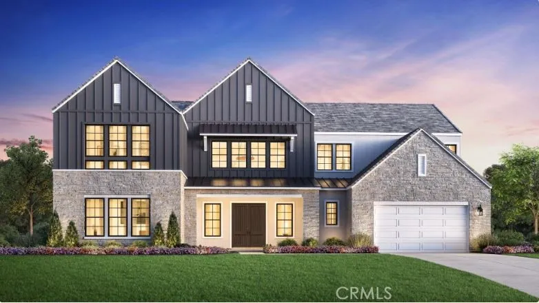 Front Elevation: Arpina Modern Farmhouse - Alta Monte Collection at Tesoro - Photo of artist rendering - Not actual home for sale - Home is still under construction