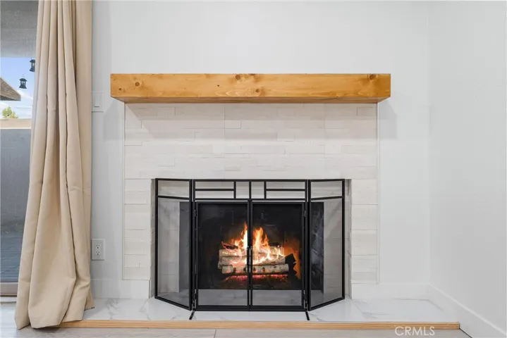 living room fireplace
