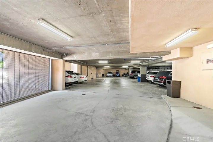 Underground secured parking garage conveniently located near the unit's front door.