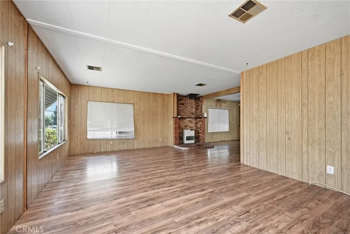 Living area from front door.