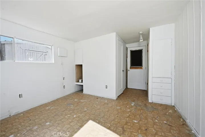 Office space attached to the garage.