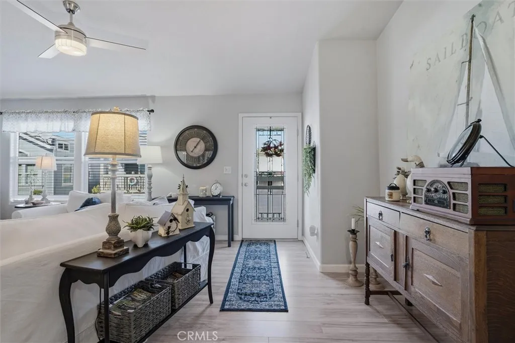 Entry foyer is roomy and grand