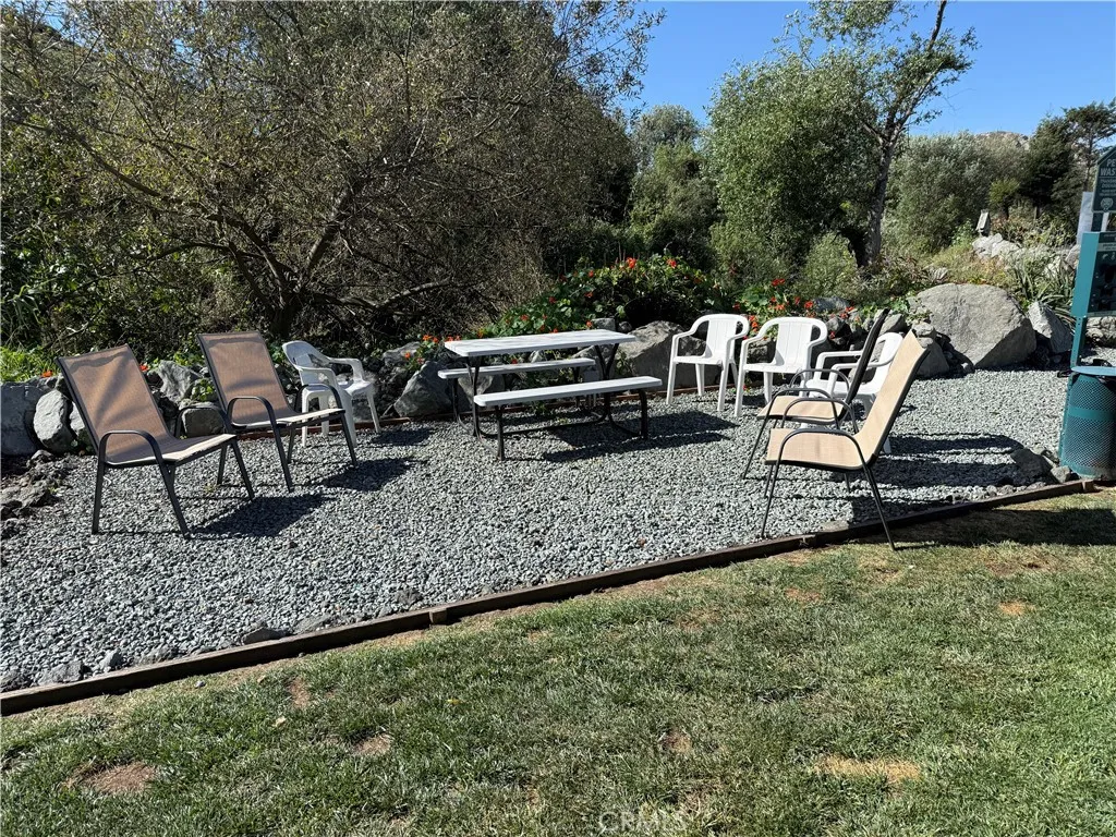 Community pocket park gathering spot