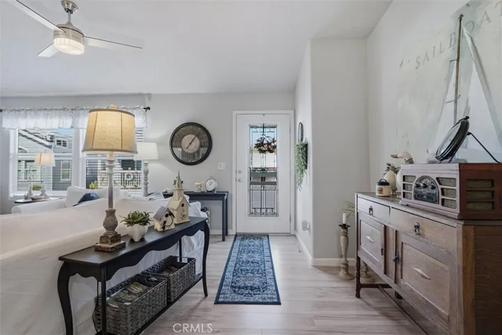 Entry foyer is roomy and grand