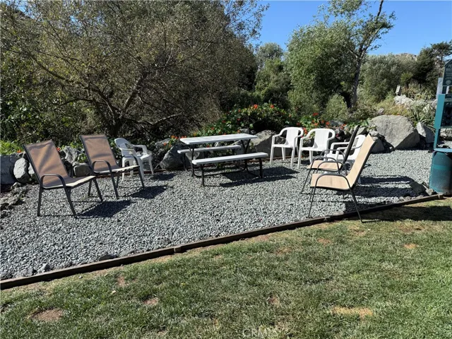Community pocket park gathering spot