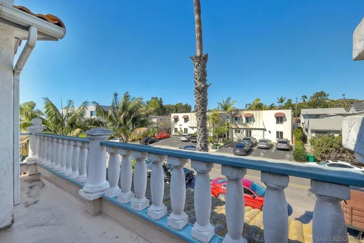 Large balcony off primary bedroom