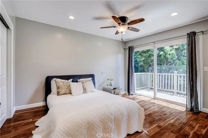Bed is digitally added to primary suite