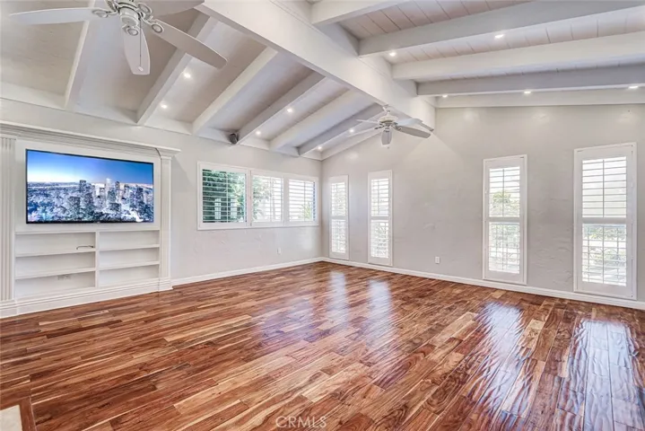 TV screen is digitally added to living room