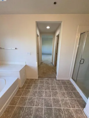 From bathroom