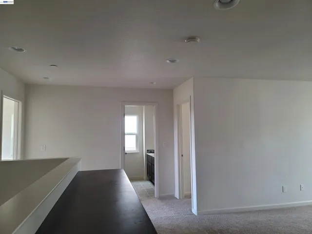Family room with credenza