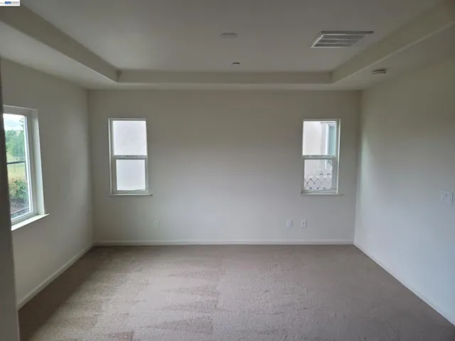 Spacious primary bedroom
