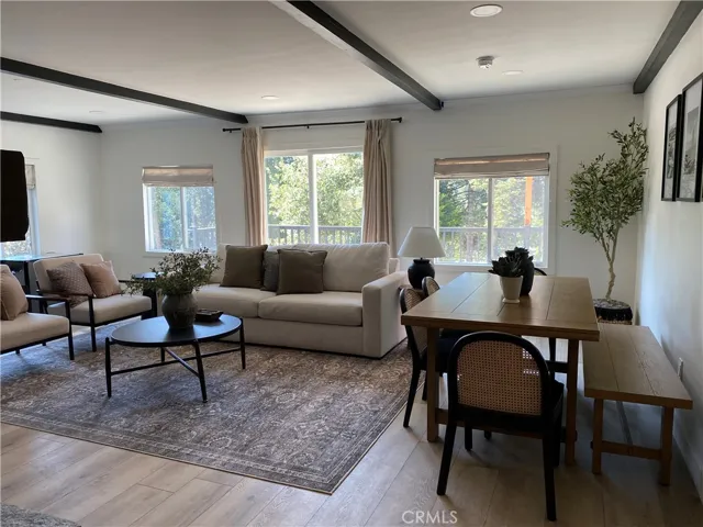 View of Living and Additional Dining area