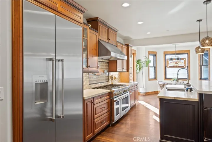 Beautiful kitchen appliances and cabinetry
