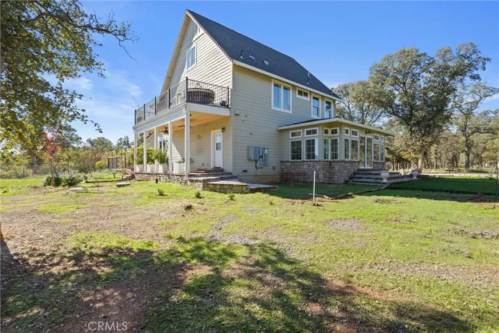 Shows the sunroom from the outside
