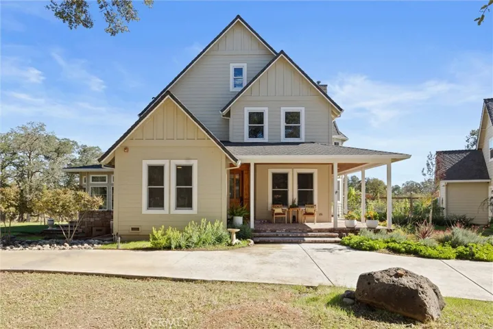 Front view of the house