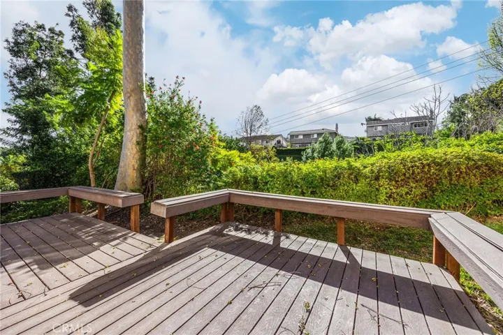huge back patio