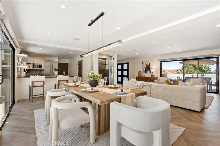 Open Concept Living, Dining, Kitchen