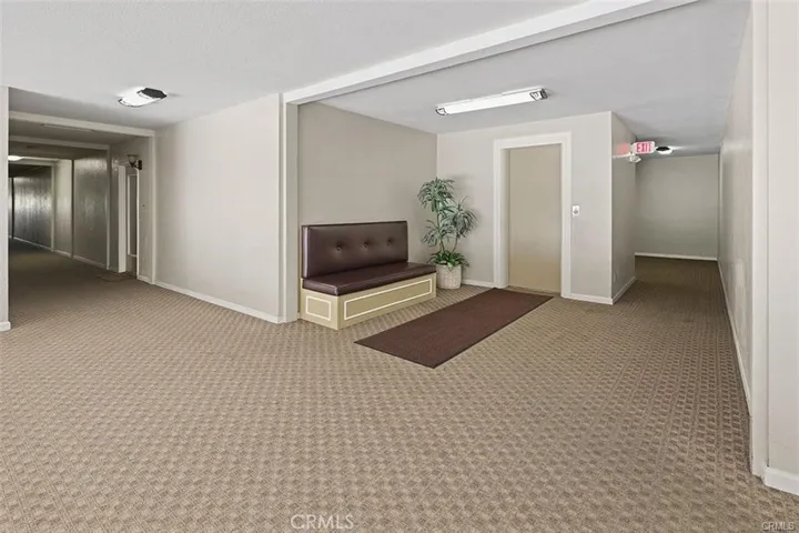 lobby with elevator