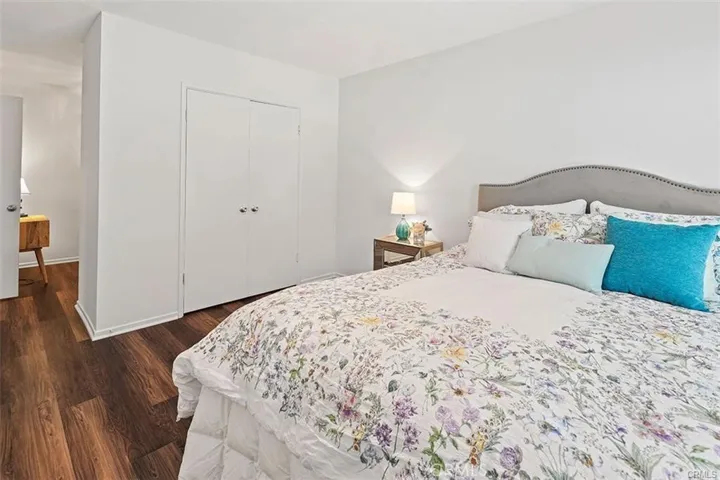 2 closets at the master bedroom