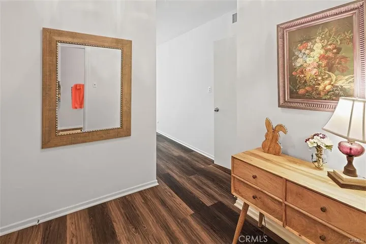 Giant vanity area with walk in closet