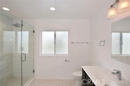Remodeled spacious bathroom w/ canyon view window