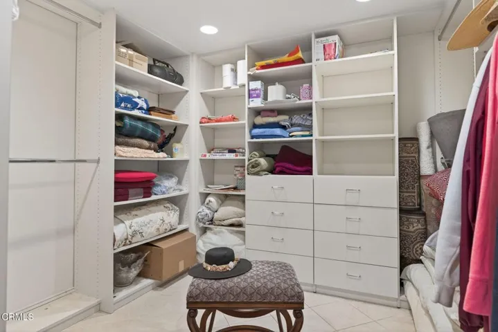 Primary closet