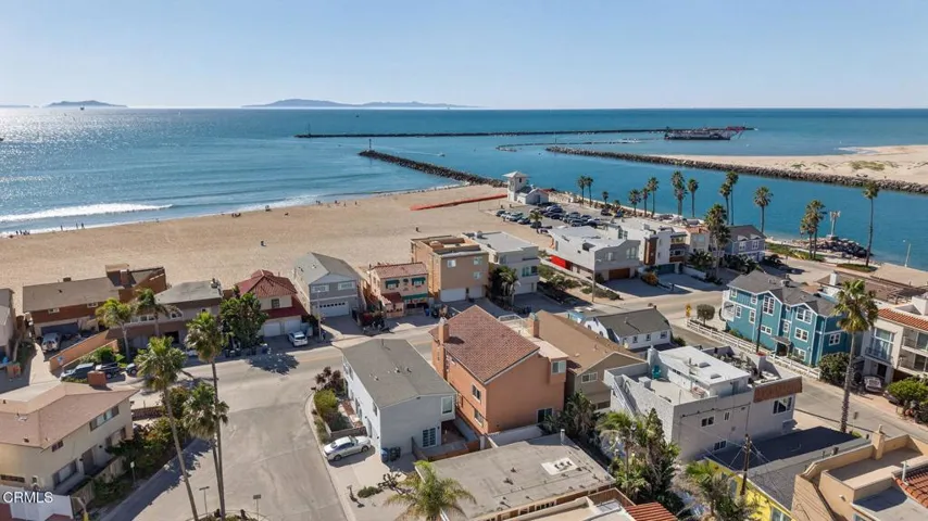 Across from the sand