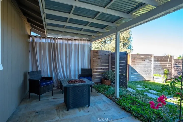 Backyard patio