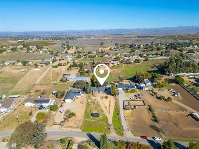Aerial view of property