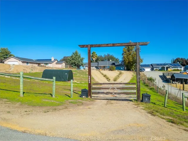 Front secured gate entrance