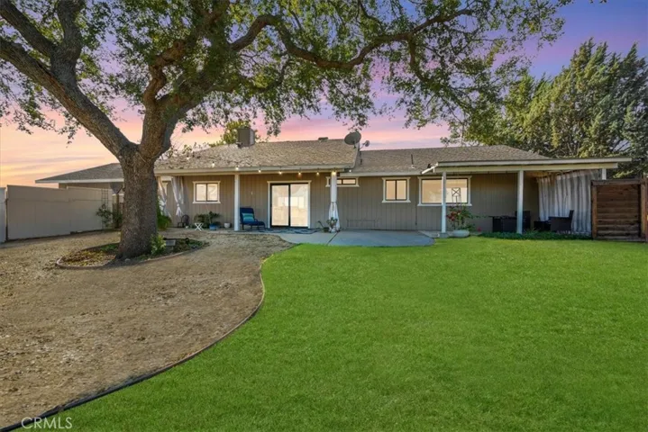 Back view of home