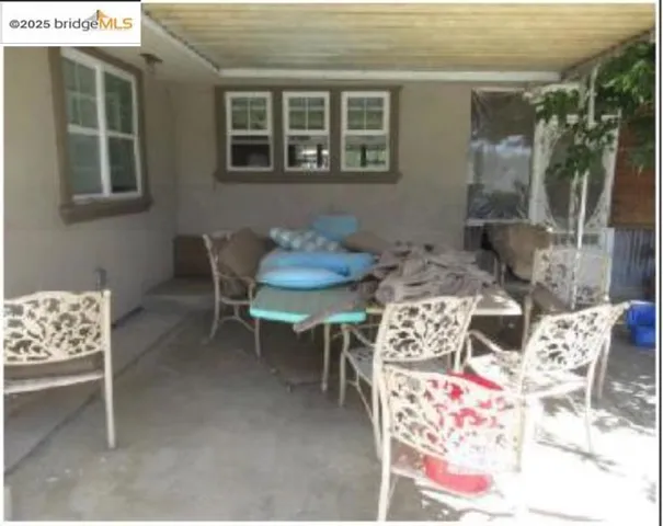 View of patio