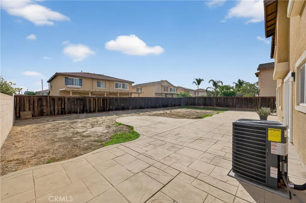 Spacious backyard with endless possibilities