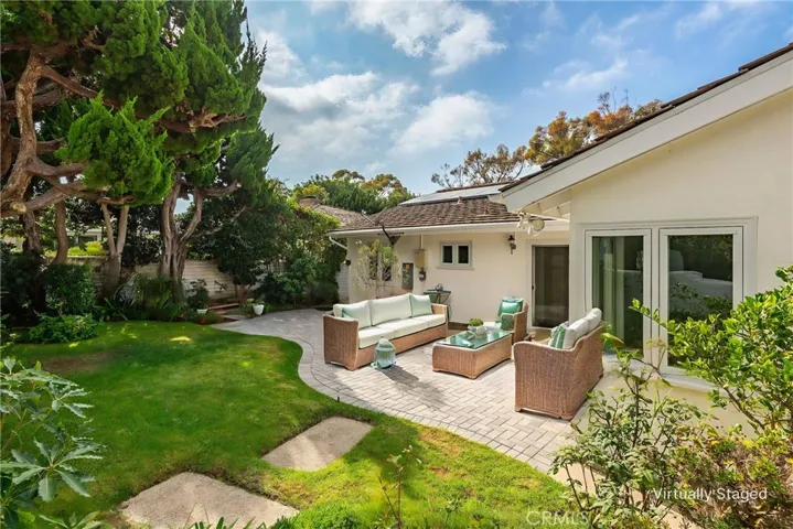 Private back yard