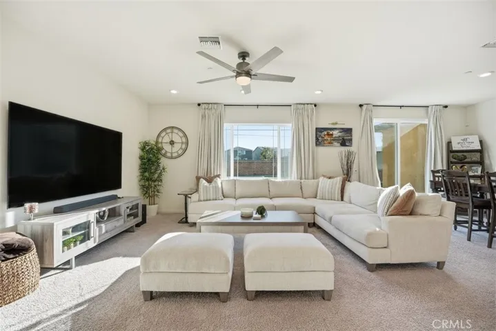 Family area of great room - high ceilings, ample entertaining space