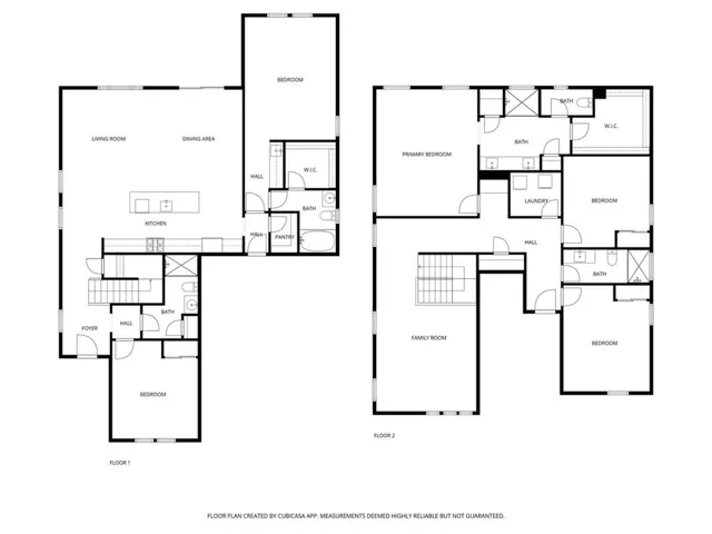 1st and 2nd floorplan overview.  The 4th upstairs bedroom was omitted from floorplan outline however, it is located next to the 3rd bedroom.  The 4th bedroom has a large closet and a window seat.