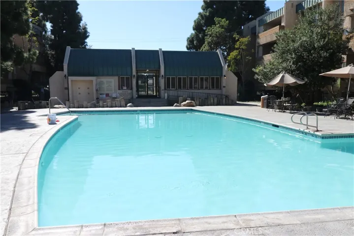Community Pool, showers and clubhouse