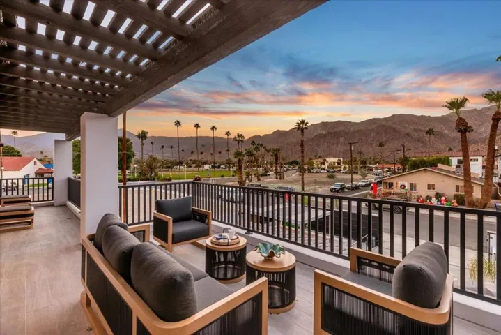 Balcony View at Twilight