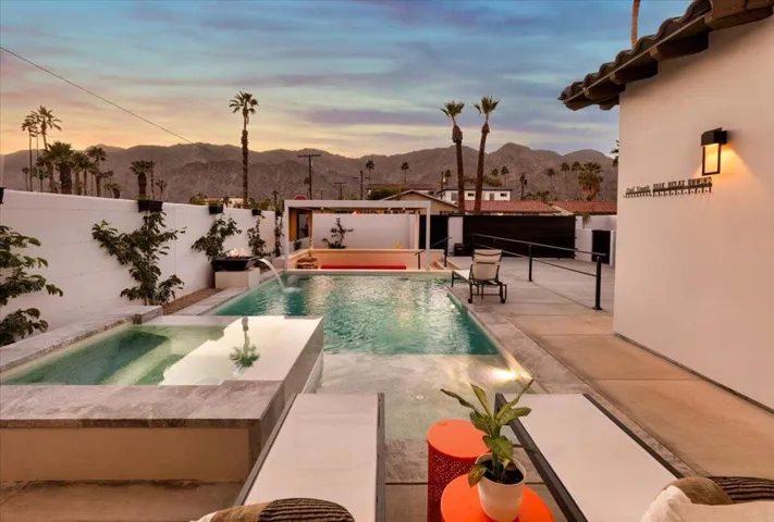 Pool and Spa at Twilight