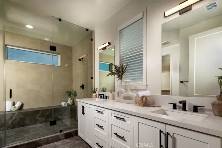 Model home interior-primary bath