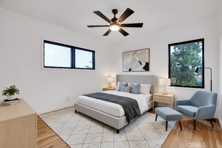 Virtually Staged - Rear Primary Bedroom #1 with views.