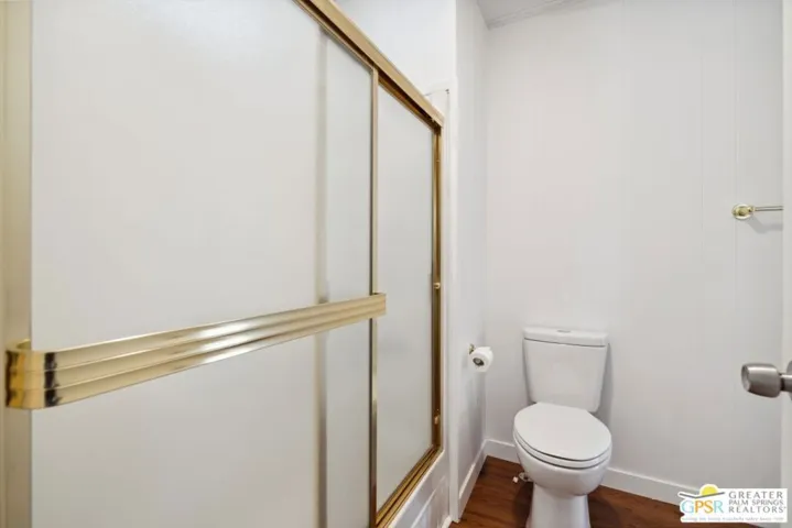 Master bathroom shower and toi