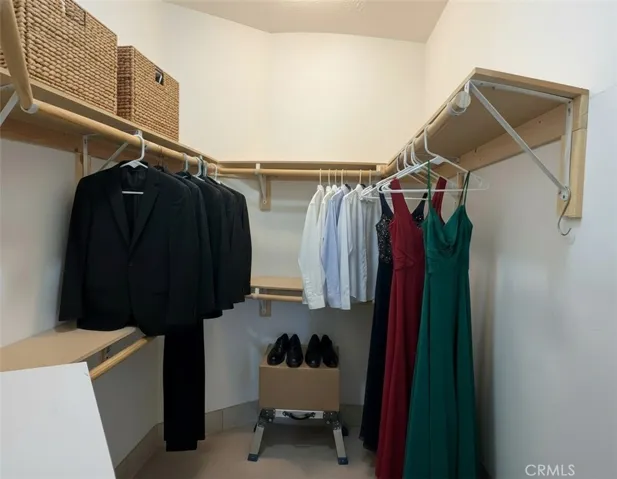 Main Bedroom Closet Virtually staged