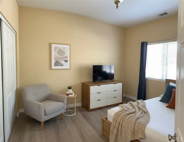 second bedroom virtually  furnished
